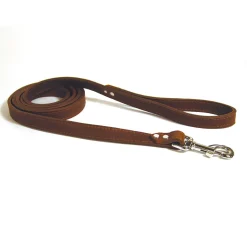 Luxe 1/2in Brown Dog Leash