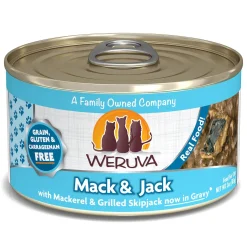 Mack & Jack with Mackerel & Grilled Skipjack Adult Cat Food