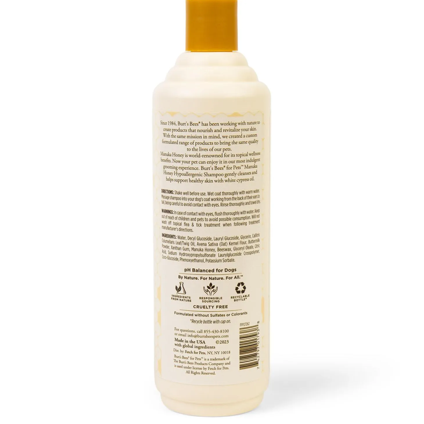 Manuka Honey Hypoallergenic Dog Shampoo