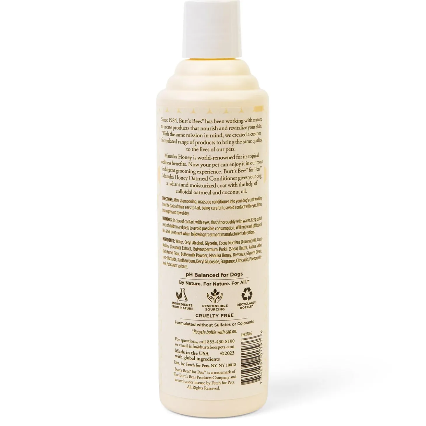 Manuka Honey Oatmeal Dog Conditioner