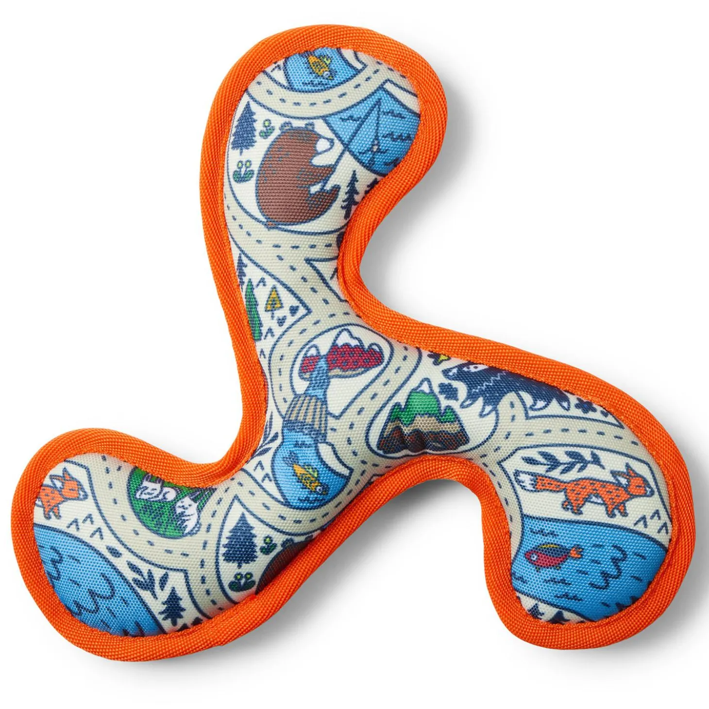 Map Tri-Flyer Dog Toy