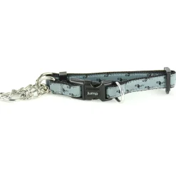 Martingale Grey Flamingo Dog Collar