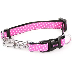 Martingale Pink Polka Dot Dog Collar