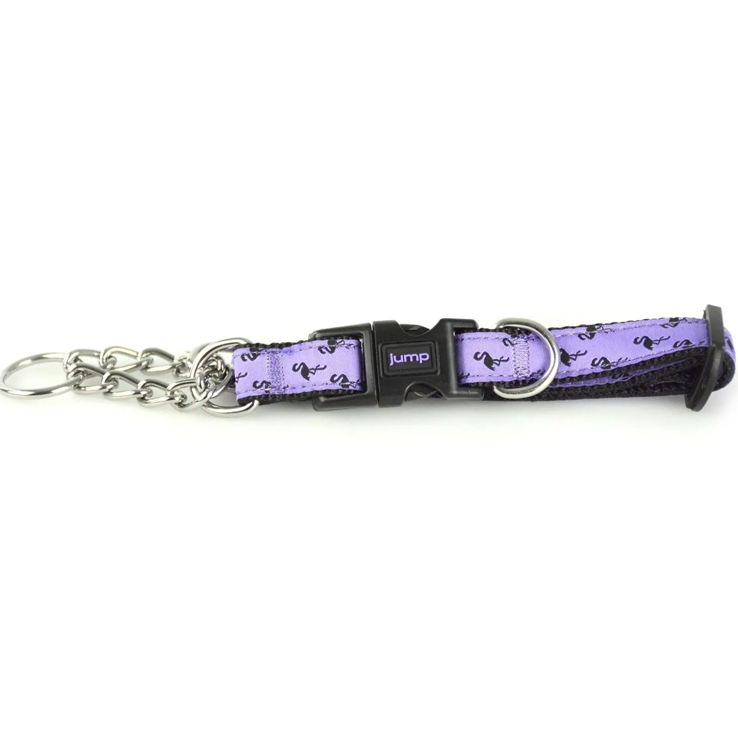 Martingale Purple Flamingo Dog Collar