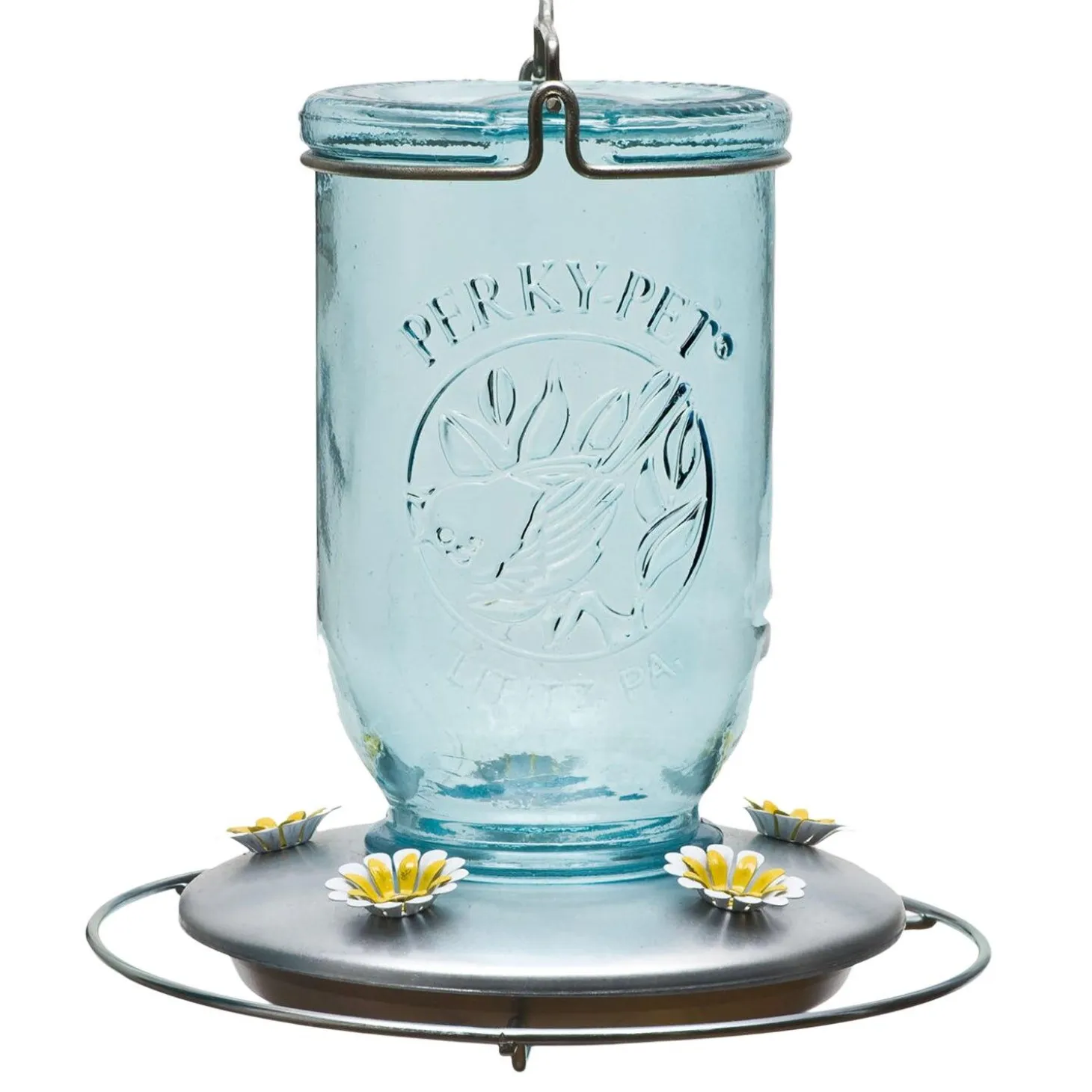 Mason Jar Hummingbird Feeder