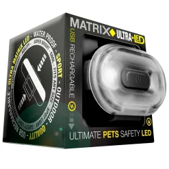 Matrix Ultra LED Rechargeable Safety Light Black