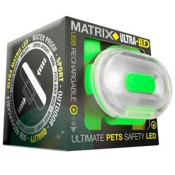 Matrix Ultra LED Rechargeable Safety Light Green