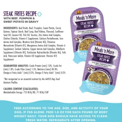 Meals 'n More Steak Frites Dinner Recipe Plus Dog Food