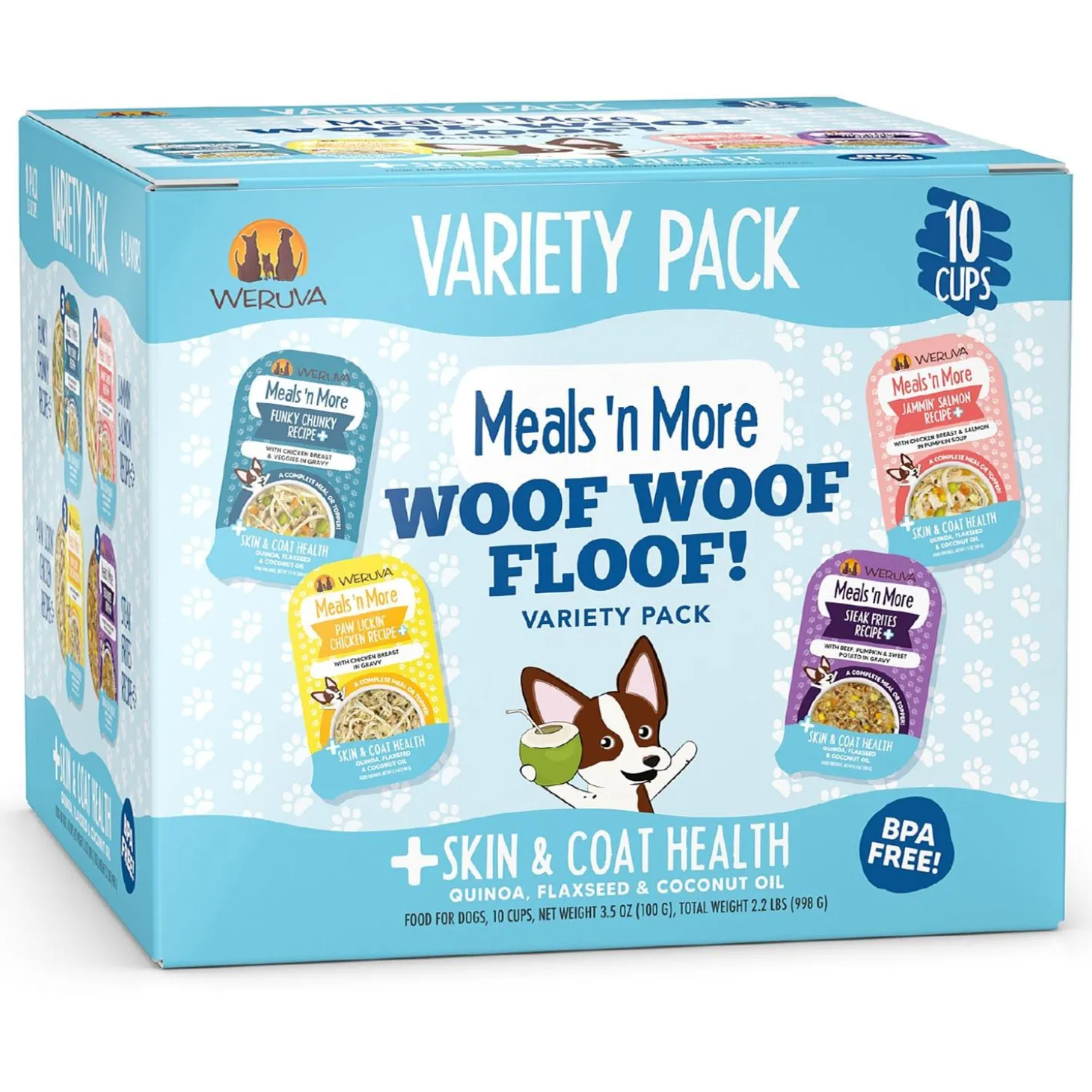 Meals' n More Woof Woof Floof! Variety Pack Dog Food