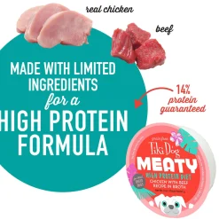 Meaty Chicken with Beef Recipe in Broth Dog Food