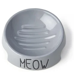 Meow Bowl Grey