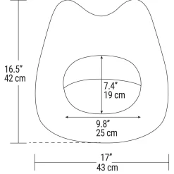 Meow Dusty Rose Chalet Cat Bed