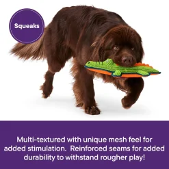 Mesh Alligator Dog Toy