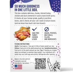 Minced Turkey, Chicken & Duck in Bone Broth Gravy Recipe Cat Food