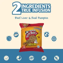 Mini Bits Beef Liver Plus Real Pumpkin Dog Treats