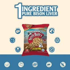 Mini Bits Bison Liver Dog Treats