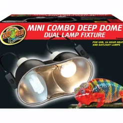 Mini Combo Deep Dome Dual Lamp Fixture