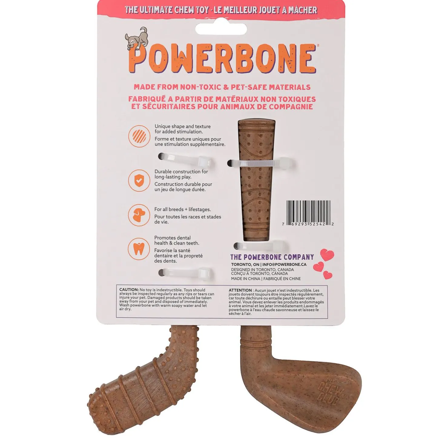 Mini Hockey Stick & Golf Club Set Chew Dog Toys