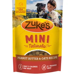 Mini Naturals Peanut Butter & Oats Recipe Dog Treats