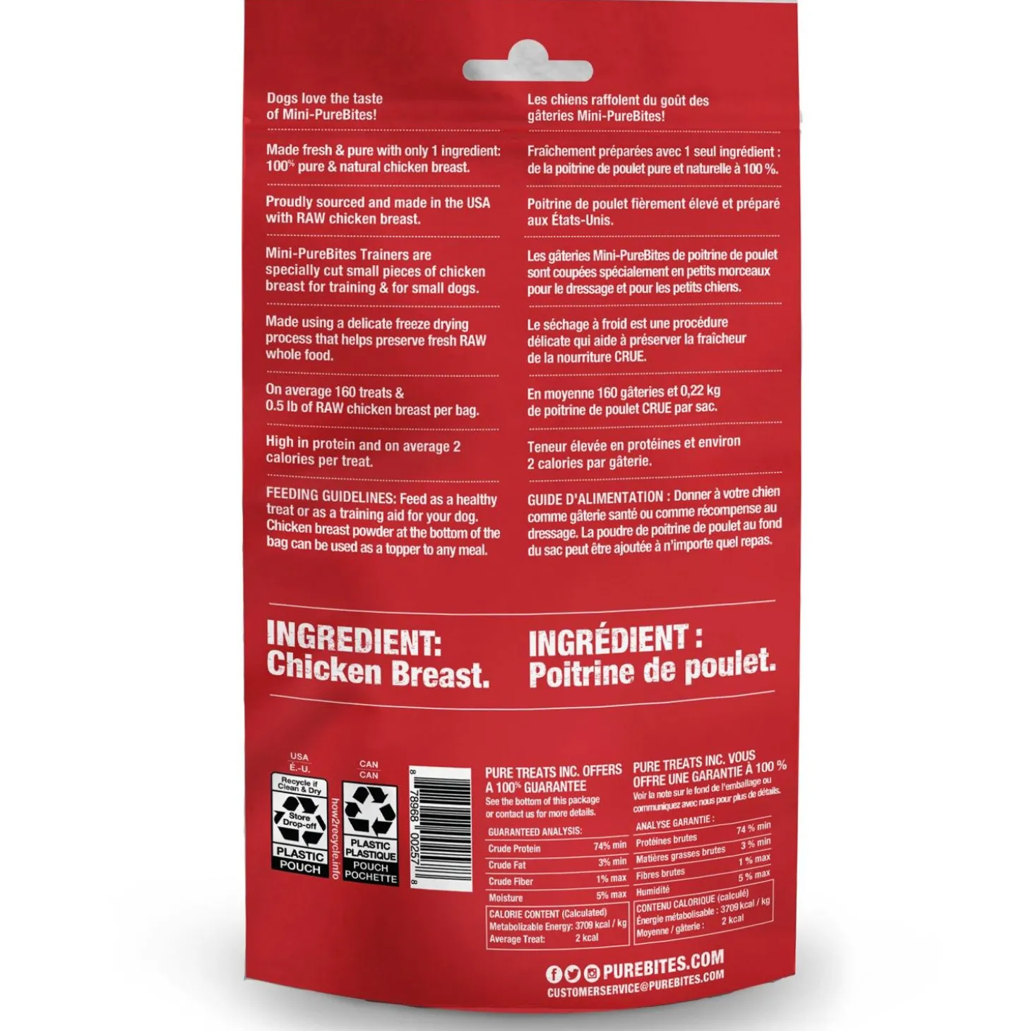 Mini Trainers Chicken Breast Dog Treats