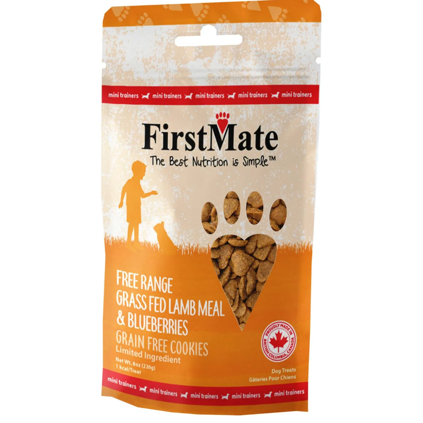 Mini Trainers Free Range Grass Fed Lamb Meal & Blueberries Cookies Dog Treats