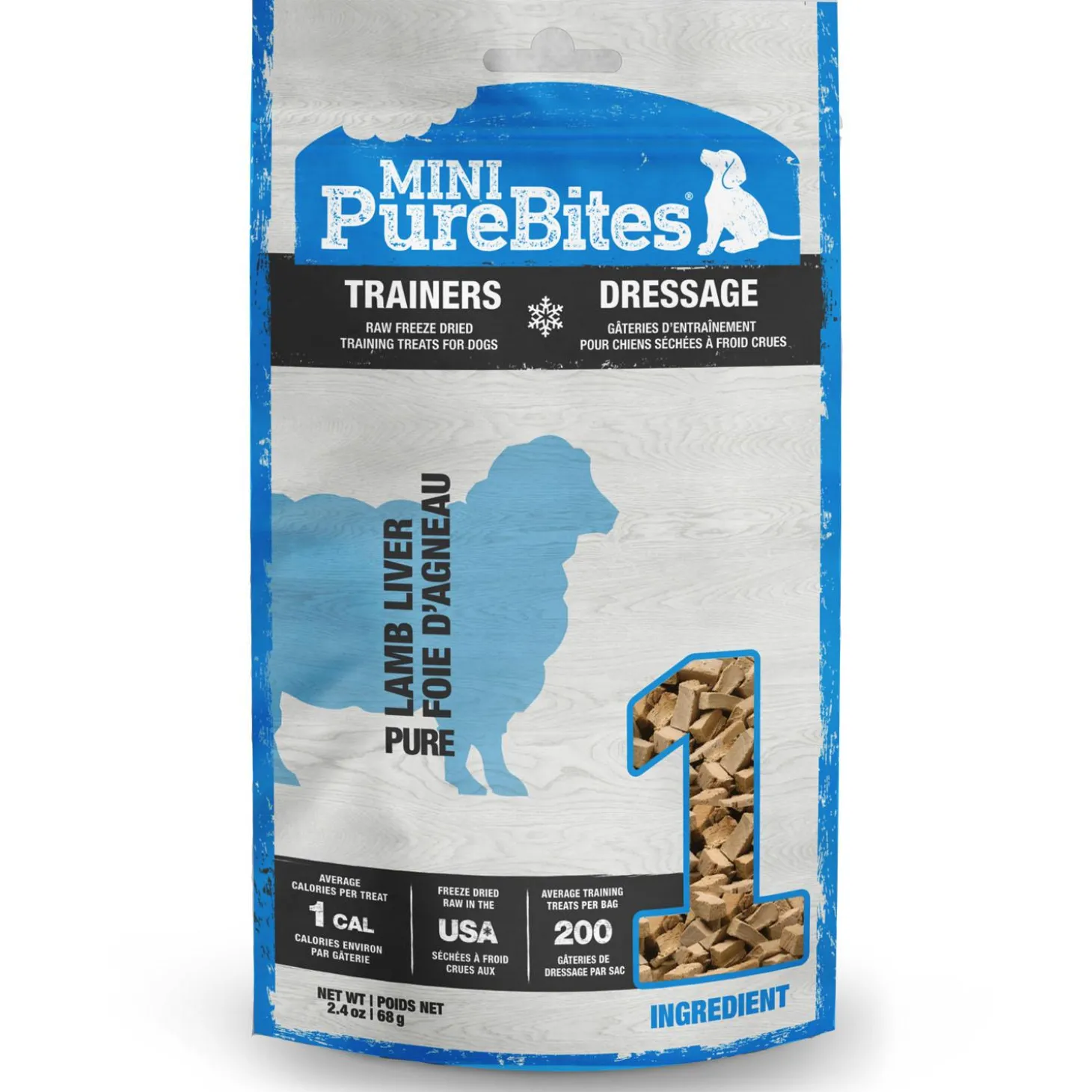 Mini Trainers Lamb Liver Dog Treats