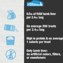 Mini Trainers Lamb Liver Dog Treats
