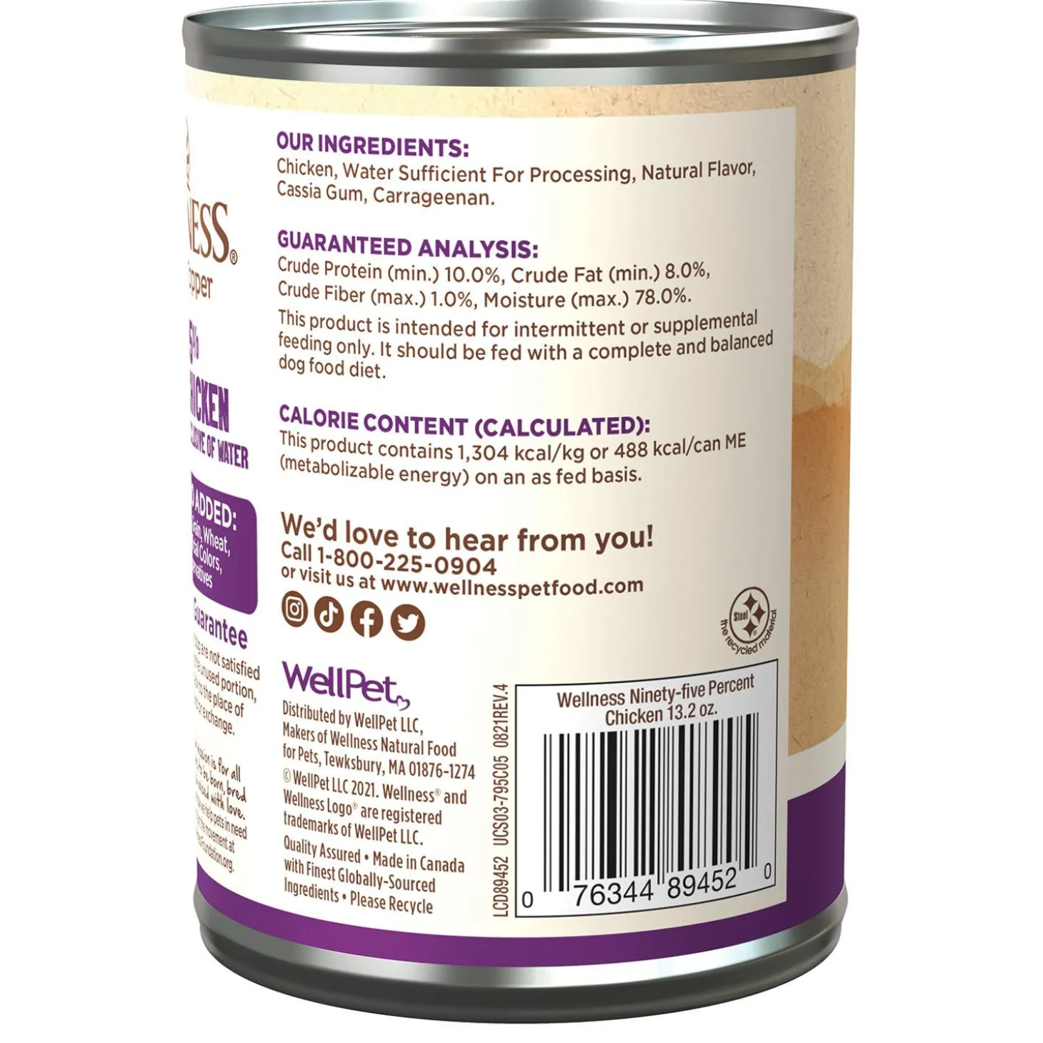 Mixer or Topper 95% Chicken Pate Dog Food