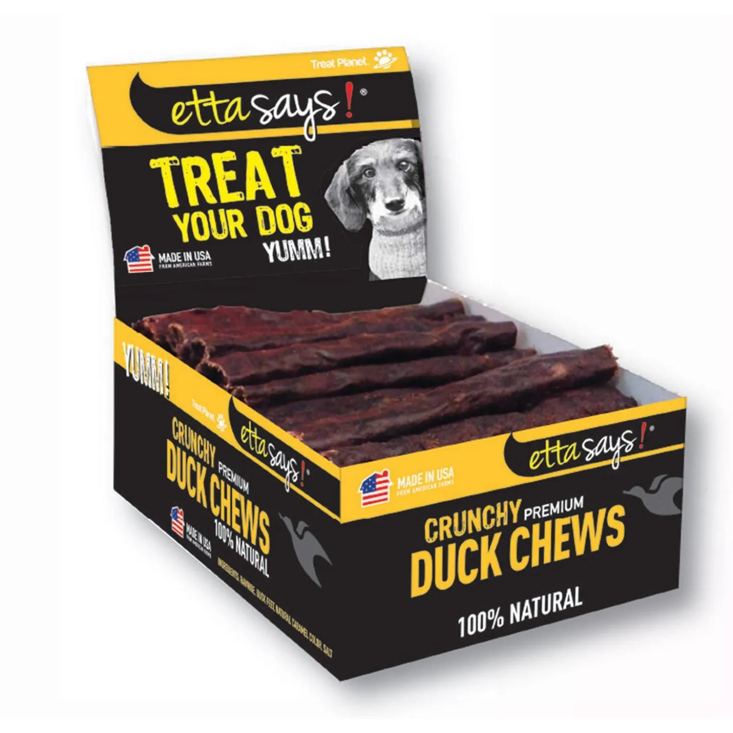 Natural Crunchy Duck Chew Dog Treat