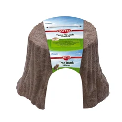 Natural Tree Trunk Hideout for Small Animals