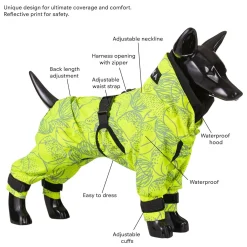 Neon Yellow Rain Suit