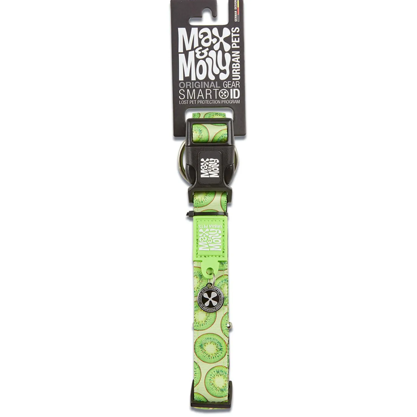 Neoprene SMART ID Kiwi Dog Collar