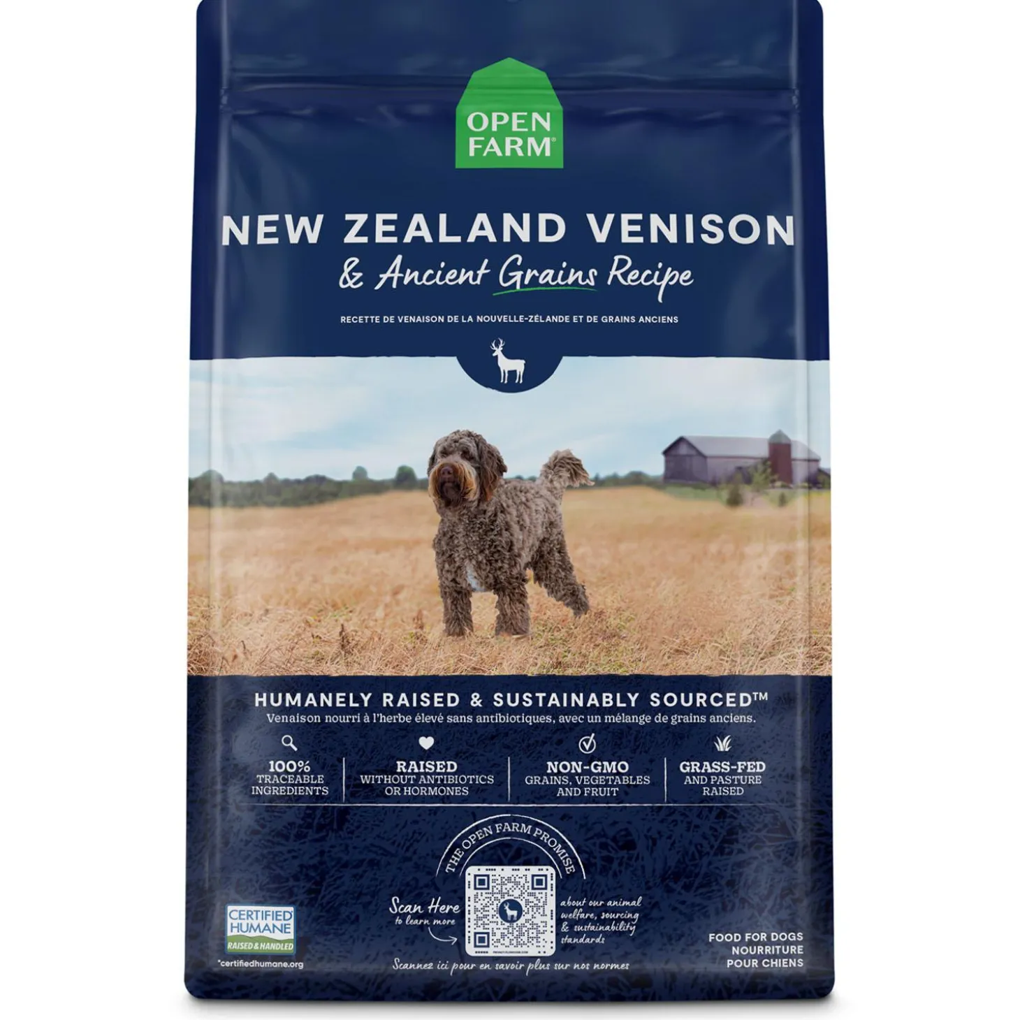 New Zealand Venison & Ancient Grains Recipe Adult Dog Food