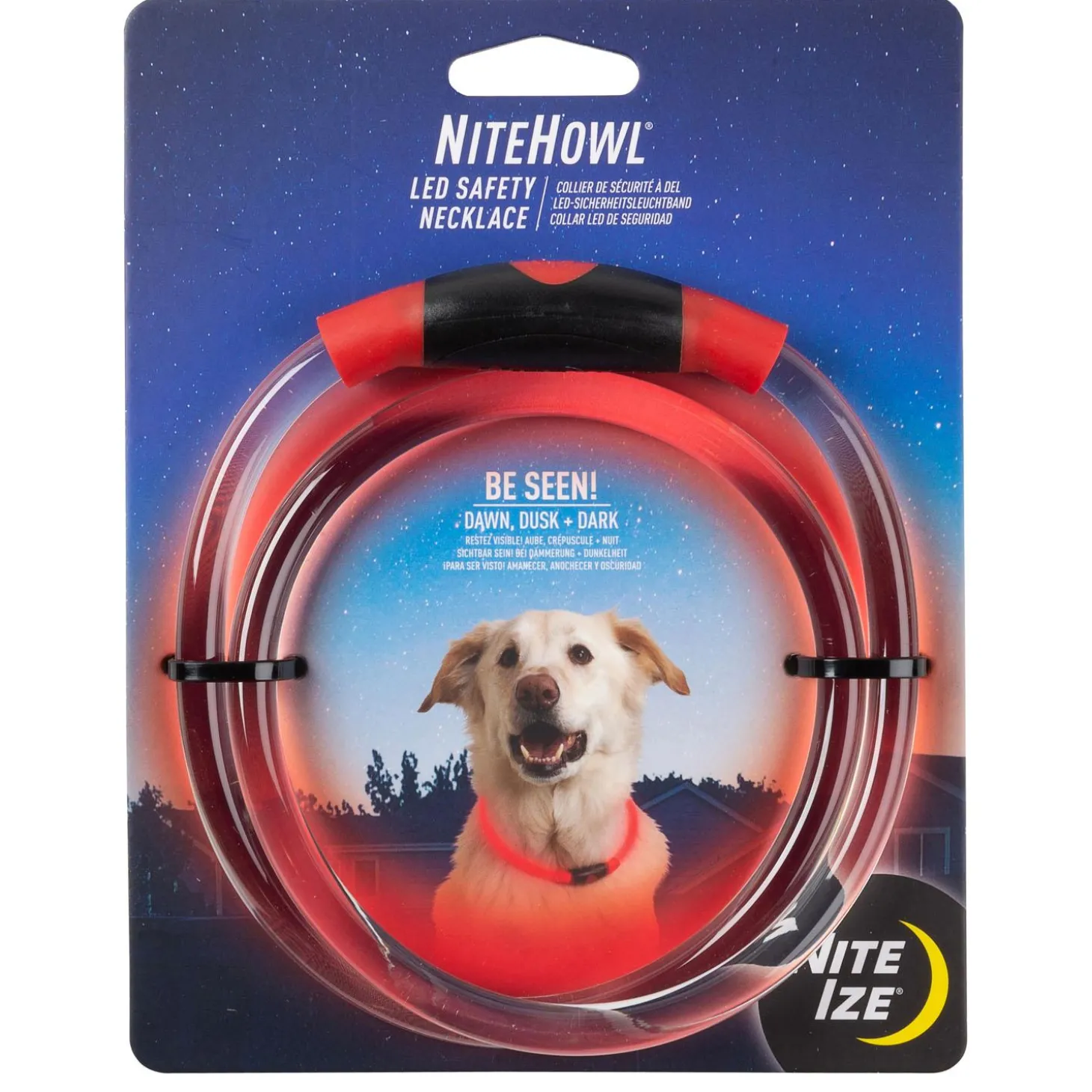NiteHowl Red LED Safety Necklace