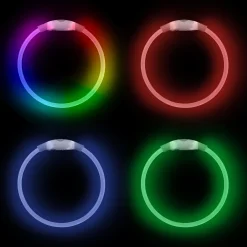 NiteMeow LED Safety Disc-O Select Necklace