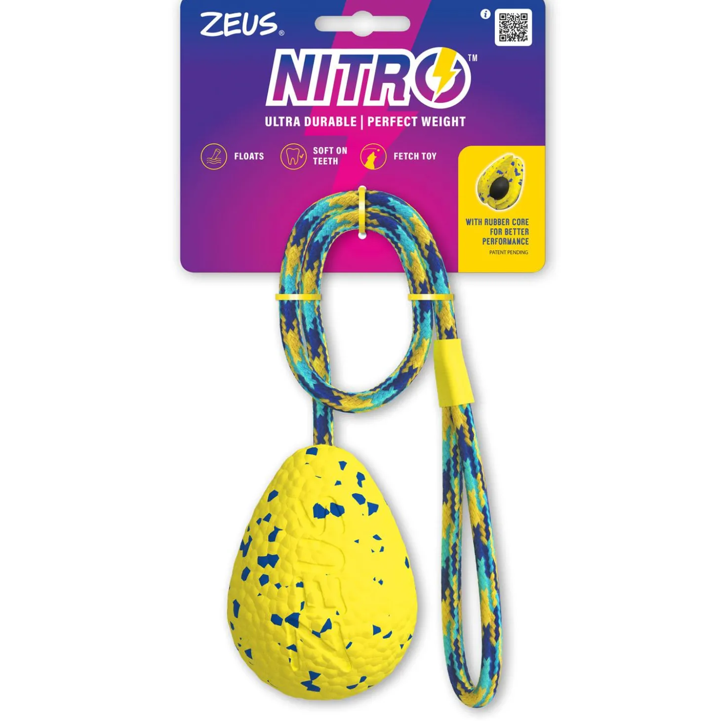 NITRO Weighted Slinger with Rope Dog Toy