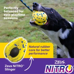 NITRO Weighted Slinger with Rope Dog Toy