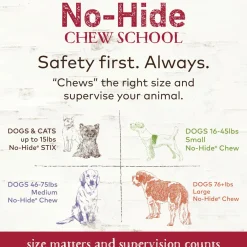 No-Hide Grass-Fed Beef Natural Rawhide Alternative Dog Chews 2 Pack