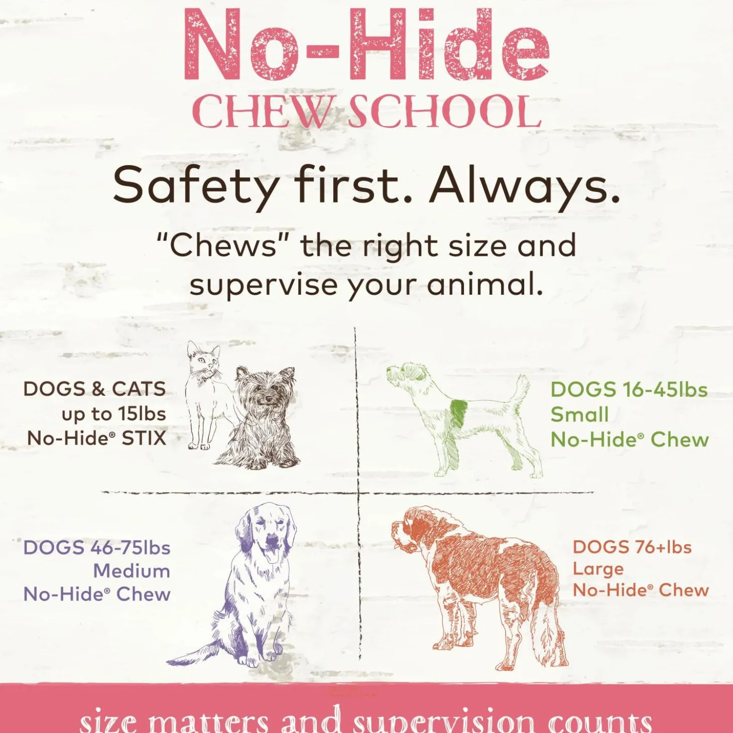 No-Hide Wild-Caught Salmon Natural Rawhide Alternative Dog Chew