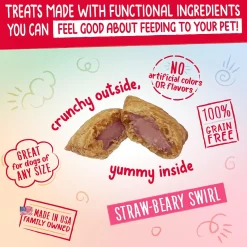 Nuggets Straw-Beary Swirl Dog Treats
