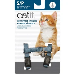 Nylon Adjustable Blue Cat Harness