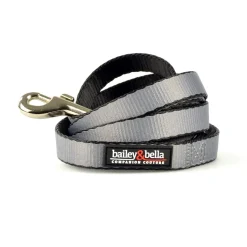 Nylon 5/8in Grey Dog Leash