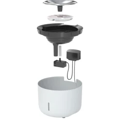 Oasis Light Grey Dog Fountain