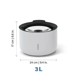 Oasis Light Grey Dog Fountain