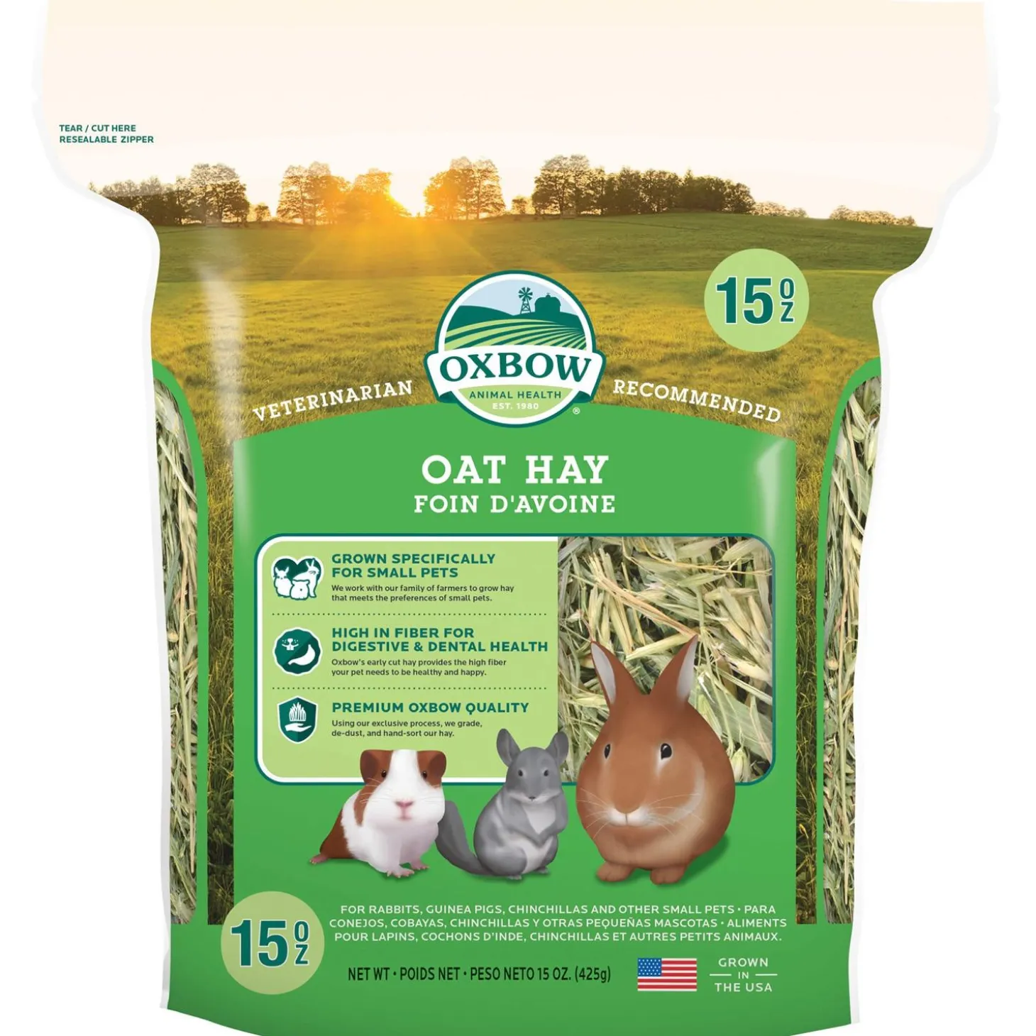 Oat Hay for Small Animals