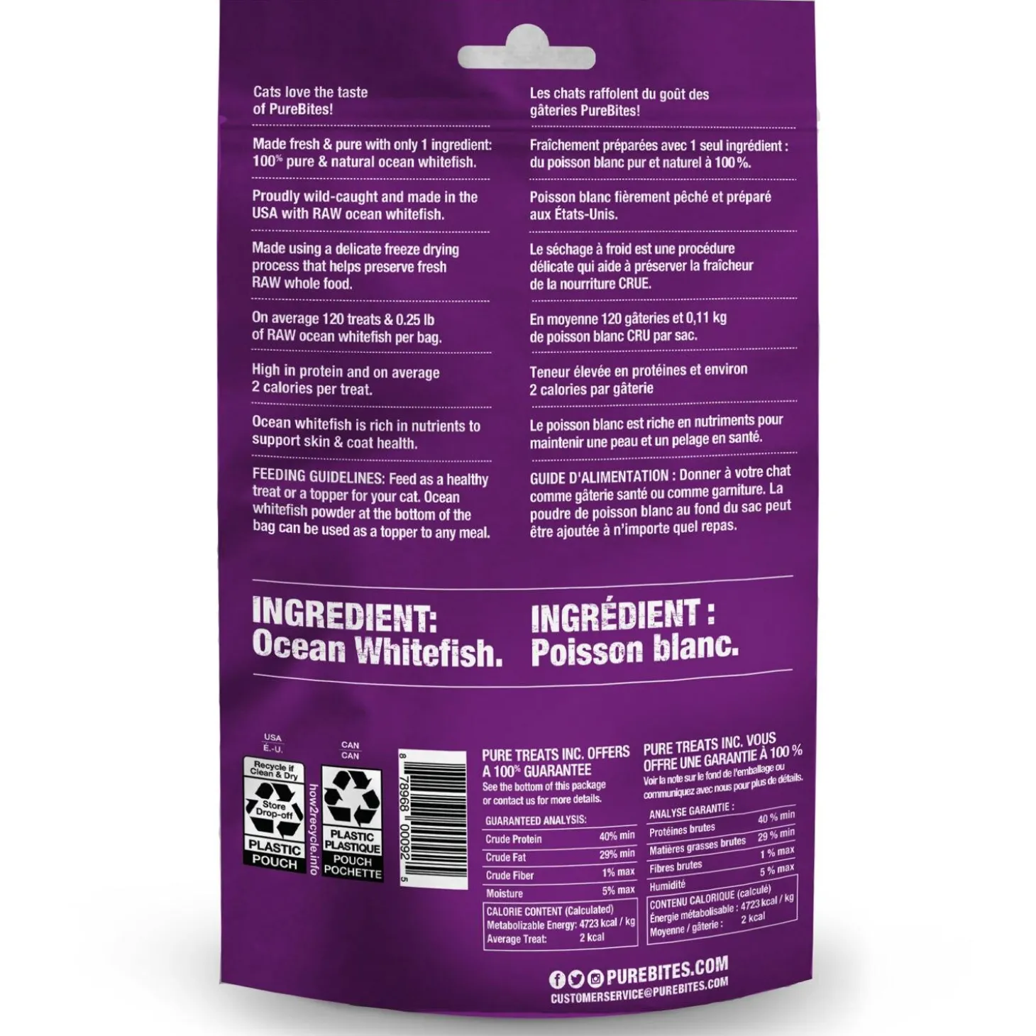 Ocean Whitefish Cat Treats