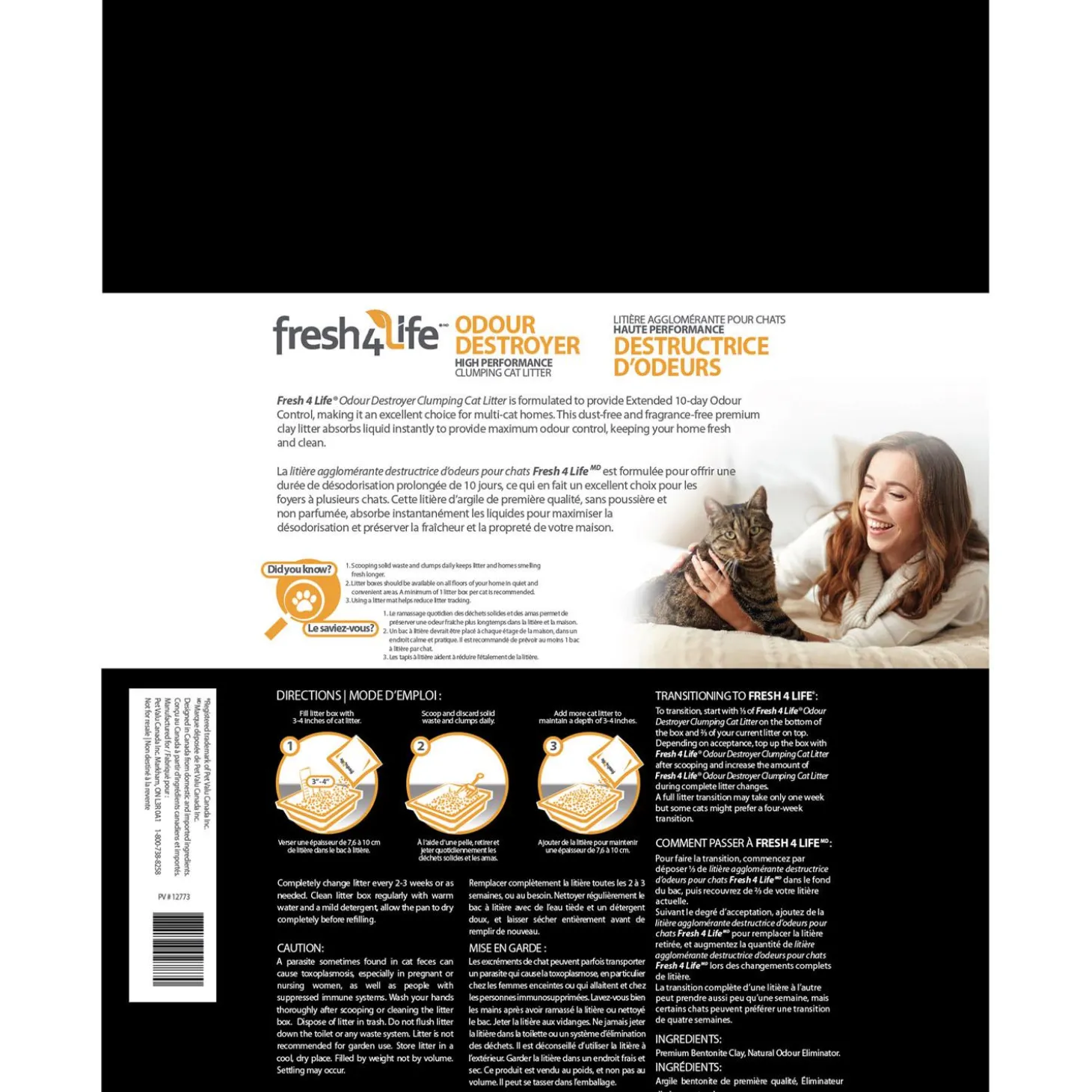 Odour Destroyer High Performance Clumping Cat Litter