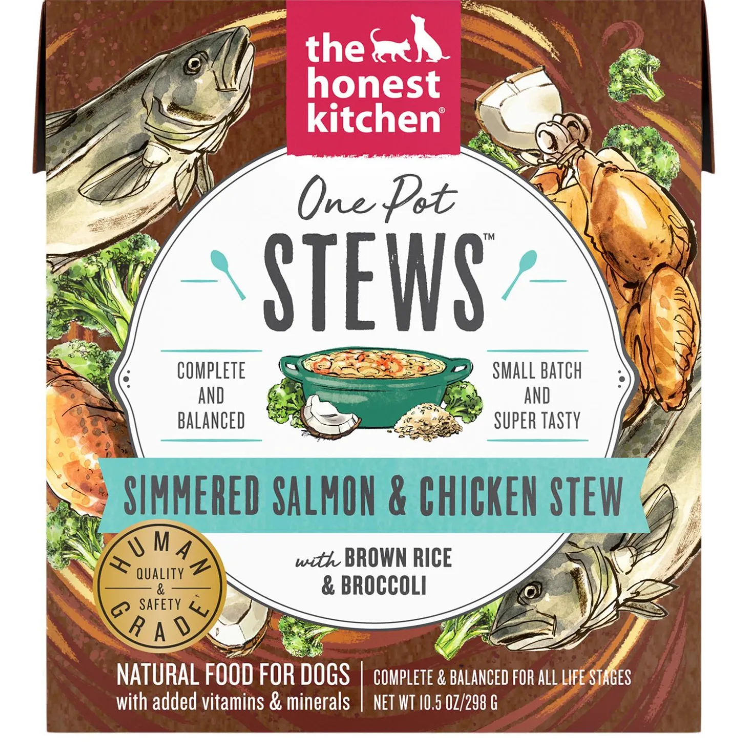 One Pot Stews Simmered Salmon & Chicken Stew Dog Food