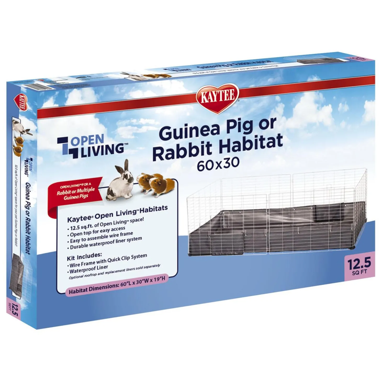 Open Living Guinea Pig or Rabbit Habitat