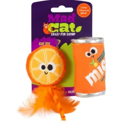 Orange Soda Cat Toy